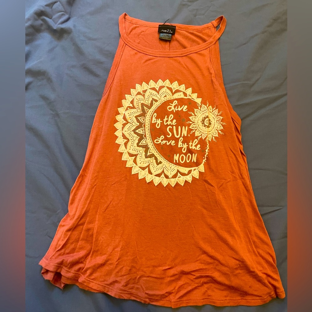 Rue 21 pink tank top, medium size